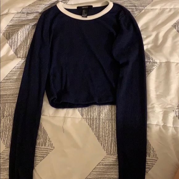 Cute crop top, long sleeve shirts SET!! - Picture 4 of 5